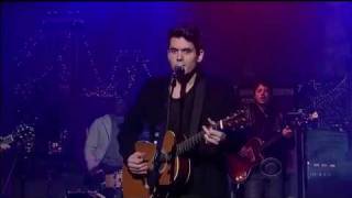 John Mayer  Who Says Live at Letterman [upl. by Shimberg538]