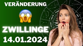 ZWILLINGE ♊️🥹 Große VERÄNDERUNG im Leben 😱 Horoskop  14Januar 2024 zwillinge tarot [upl. by Guttery]