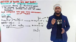 Acid catalyzed ketoenol interconversion  enolization of carbonyl compound [upl. by Annauj515]