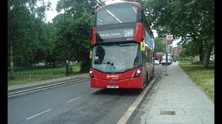 FULL ROUTE VISUAL Route 249 Clapham Common  Anerley Station [upl. by Anneirda]