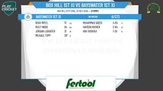 Box Hill 1st XI v Bayswater 1st XI [upl. by Shotton]