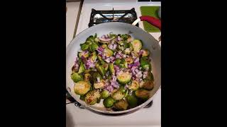 BBQ Dinner Steaks with Brussel sprouts and green beans SUBSCRIBE SHARE COMMENT LIKE momscooking [upl. by Derfliw]