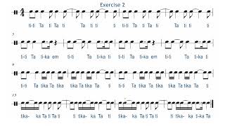 Rhythm Exercise With Tie and Slur to Better Improve Your Sight Reading musiclessons [upl. by Suirtemed]