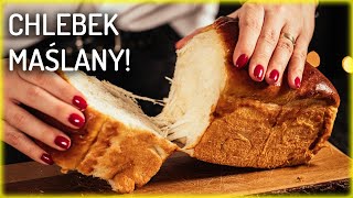 Przepis na MAŚLANY CHLEBEK 🍞 Metoda japońska  Sugarlady [upl. by Esorylime]