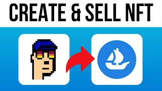 How to Create amp Sell NFT on Open Sea Studio 2024 Full Guide [upl. by Swehttam]