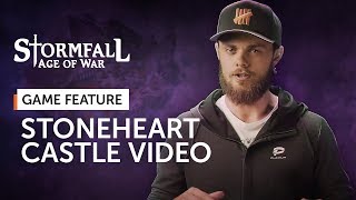 Stormfall Age of War  Stoneheart Castle Video Guide [upl. by Dnomal]