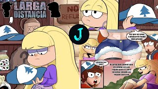 Larga distancia  Dipper x pacífica Comic Fandub español Parte 1 [upl. by Yeslaehc]