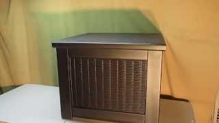 Rubbermaid Rattan 56 Gallon Resin Storage Cube Deck Box [upl. by Tiossem566]