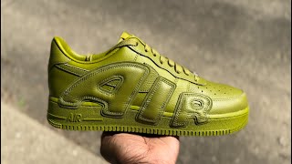 NIKE CPFM AIR SUNSHINE AF1 MOSS  REVIEW UNBOXING [upl. by Chesney]