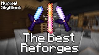 Hypixel SkyBlock reforging guide all the best reforges [upl. by Ahseiyt855]