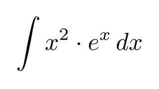 x2 ex integrieren partielle Integration  INTEGRIEREN LERNEN 28 [upl. by Onitsirc]