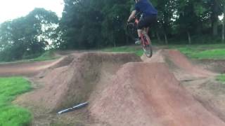 Dirt jumping at Redhill extreme on my DMR Sect [upl. by Aneles]