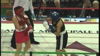 CALZAVARA VALENTINA UBM Vs HIND CHERIFI BOXE COSTANTINO [upl. by Arramas130]