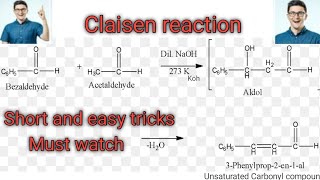 Claisen reaction short and easy tricks organic chemistryshort [upl. by Htebazle63]