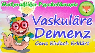 Vaskuläre Demenz  Ganz einfach erklärt Lernvideo [upl. by Shulins]