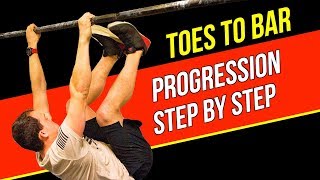 Toes To Bar Progression Step by Step [upl. by Dimmick]