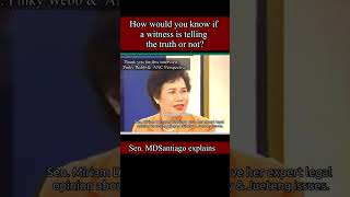 HOW to examine a witness Learn fr senator miriam viralvideo trending fyp [upl. by Nnylyram]