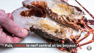 Technique  comment préparer et cuisiner la langouste [upl. by Mert]