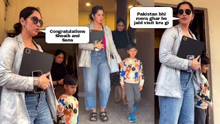 Sania Mirzas 1st Public Appearance After Divorce and Shoaib Sanas Wedding [upl. by Ysus]