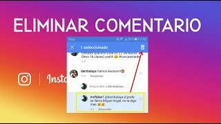 Como eliminar un comentario de Instagram ✅【2019】 [upl. by Jaf175]