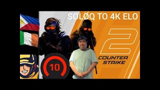 CounterStrike 2 FACEIT SOLOQ TO 4K ELO 60sec DELAYENG 340 🇮🇪🇵🇭🏙️PINOYIRISH streamer [upl. by Reinhold]