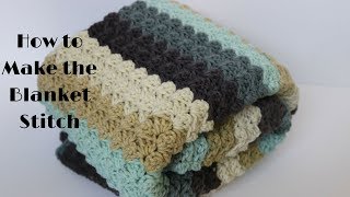 How to Make the Blanket Stitch Crochet 101 Series  Easy Crochet Tutorial [upl. by Irroc]