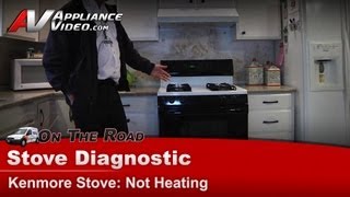 Kenmore Stove Repair  Not Heating  Igniter [upl. by Odeen970]