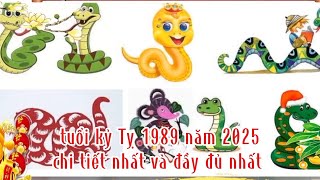 TUỔI KỶ TỴ SINH 1989 NAM MẠNG NĂM 2025 một cách chi tiết nhất và đầy đủ nhất Cường MậpTV [upl. by Griff834]