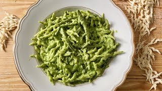 How to Make Hand Rolled Trofie with Pesto amp Beans  Pasta Grannies [upl. by Atiker985]