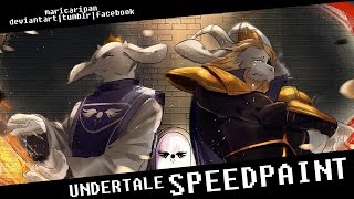 Dreemurrs  Undertale  Speedpaint [upl. by Rosmunda]