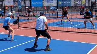 Mixed 60 Pickleball at US Open 2024 [upl. by Carthy661]