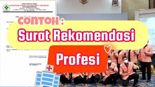 contoh Surat Rekomendasi Profesi  Cara Membuat Surat Permohonan Rekomendasi Profesi Terapis Gigi [upl. by Edith693]