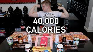 40000 CALORIE CHALLENGE AT 16 amp 17 YEARS OLD [upl. by Tloh519]