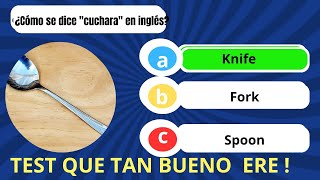 Test de los utensilio de cocina en ingles en INGLÉS 🐬🐶  Trivia de utensilio de cocina en Inglés 🤓 [upl. by Noled713]