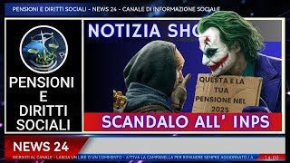 🔴aumenti pensioni 2025 notizie scandalo INPS [upl. by Viveca]