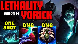 YORICK BUT FULL LETHALITY AND I ONE SHOT YOU WITH MIST WALKERS [upl. by Marashio]