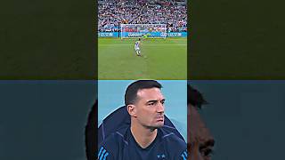 Scaloni Reaction 😱 Lautaro goal 💥 scaloni reaction lautaromartinez penaltygoals ytshort [upl. by Nolyaw]