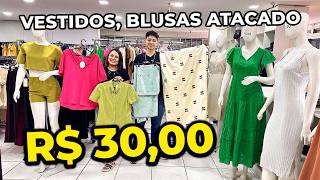 ROUPAS FEMININAS NO ATACADO EM GOIÂNIA VESTIDOS POR R 3000 [upl. by Esyahc]