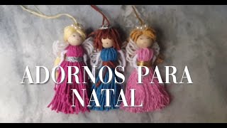 ANJOS EM MACRAME [upl. by Munn]