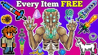 How to get Every item for FREE in Terraria 143 2022 [upl. by Ainegul660]