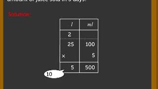 Multiplication of Millilitres and Litres  Mathematics Grade 3  Periwinkle [upl. by Gaskill796]