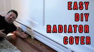 DIY Wooden Shaker Style Radiator Cover  Super Duper Easy Peazy [upl. by Prue514]