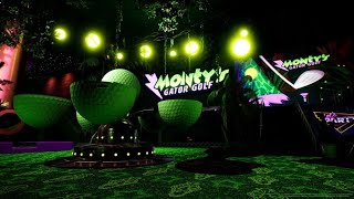 quotMontys Gator Golfquot Arcade Mini Game All HoleInOnes ✩ Five Nights at Freddys Security Breach [upl. by Renrew]