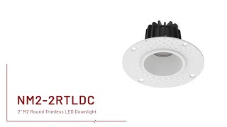 M2 2quot Canless Trimless LED Downlights [upl. by Bartlett]