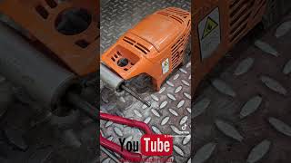 Trimmer head wont spin Try this small engine repair smallengine diy fyp for you fypシ゚ [upl. by Akoyin482]