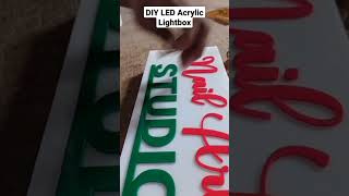 DIY LED Lightbox diy lightbox led [upl. by Oneal181]