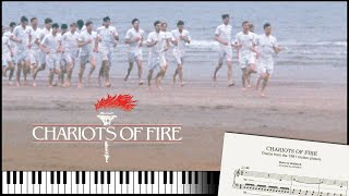 Chariots of Fire Theme Vangelis  Piano arrangement piano sheet music [upl. by Aubigny]