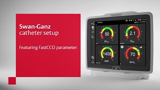 SwanGanz catheter setup  Featuring Fast CCO parameter [upl. by Dekow]