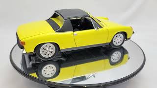 Revell VW Volkswagen Porsche 914 Removable Targa Top PopUp Headlamps Yellow [upl. by Ayikur]