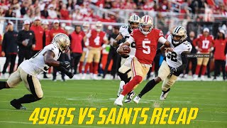 49ers vs Saints preseason game recap  Punter Controversy  Wide Receiver Shakeup [upl. by Rahel]